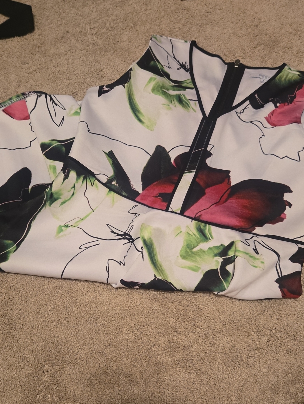 Floral Scuba Dress